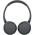 Sony CH520 Wireless Headphones, Bluetooth 5.2, 2.4GHz Band Frequency, Up to 40 Hours Continuous Communications, Up to 3 Hours Charing Time, Black